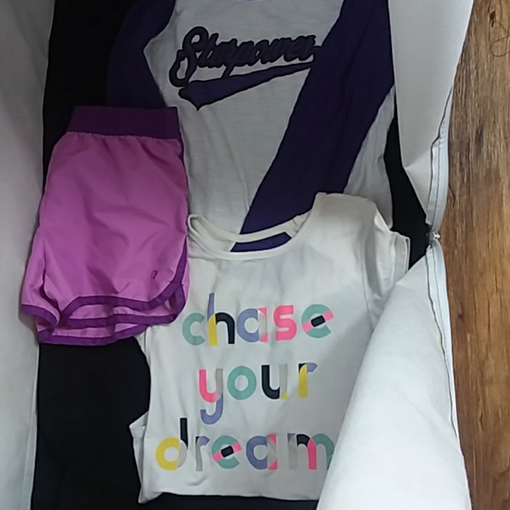 CM Urban,  Gap Fit tops & OP Shorts